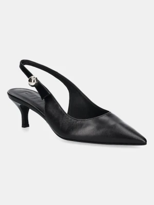 Furla szpilki skórzane Sfera Slingback kolor czarny YJ07SFE X30000 O6000