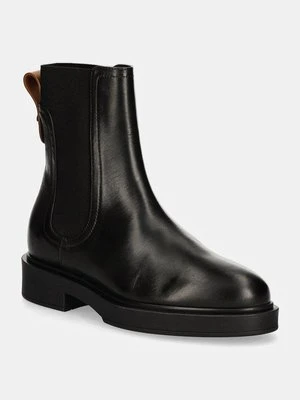 Furla sztyblety skórzane Sfera Chelsea Boot damskie kolor czarny na platformie YI53CIT BX3479 3379S