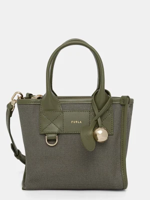 Furla torebka crossbody damska Divide It Mini Tote zielony
