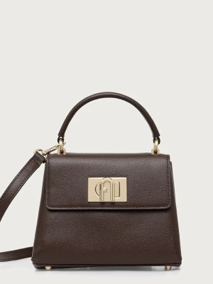 Furla torebka crossbody damska skórzana 1927 Mini Top Handle brązowy