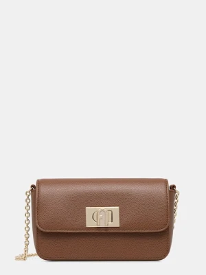 Furla torebka crossbody damska skórzana brązowy