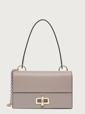 Furla torebka crossbody damska skórzana Amelia M Crossbody beżowy