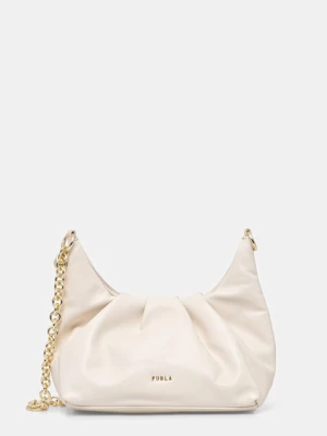 Furla torebka crossbody damska skórzana Delia Mini Shoulder beżowy