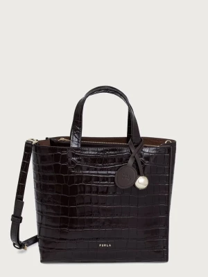 Furla torebka crossbody damska skórzana Divide It S Tote brązowy