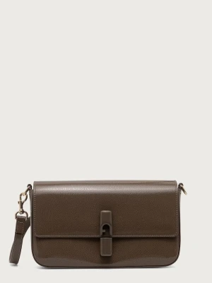 Furla torebka crossbody damska skórzana Iride S brązowy