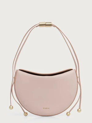Furla torebka crossbody damska skórzana Moonstone S różowy