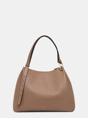 Furla torebka damska skórzana brązowy