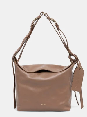 Furla torebka damska skórzana brązowy