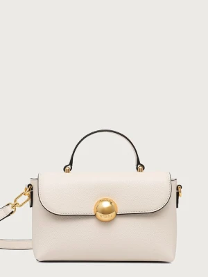 Furla torebka damska skórzana Moonlight Mini Top Handle beżowy