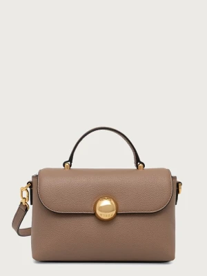Furla torebka damska skórzana Moonlight Mini Top Handle brązowy