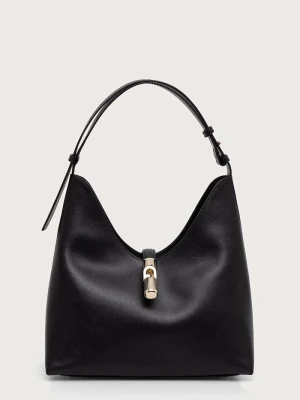 Furla torebka hobo damska skórzana czarny