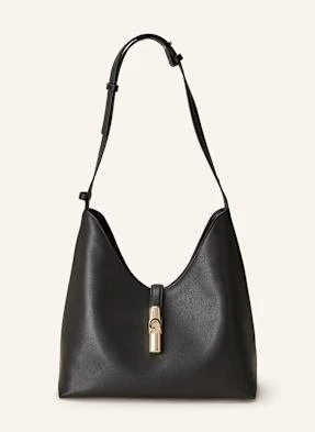 Furla Torebka Hobo Goccia schwarz