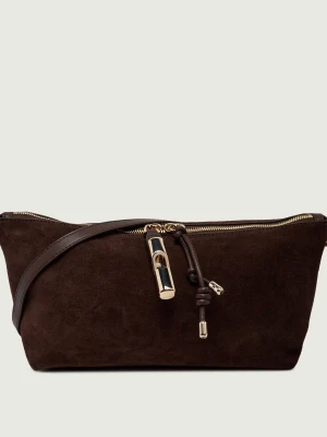 Furla Torebka na ramię Furla Debby Mini | zamsz