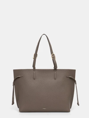 Furla torebka shopper damska skórzana brązowy