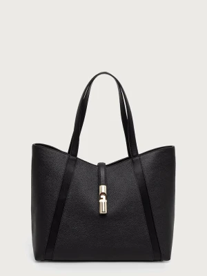 Furla torebka shopper damska skórzana czarny