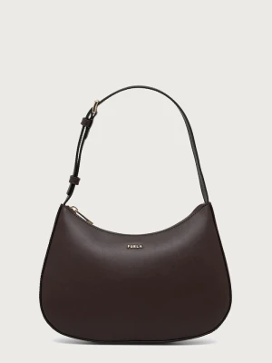 Furla torebka shopper damska skórzana Margot S brązowy