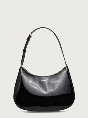 Furla torebka shopper damska skórzana Margot S czarny