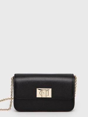 Furla torebka skórzana 1927 Soft Mini kolor czarny