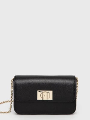 Furla torebka skórzana 1927 Soft Mini kolor czarny