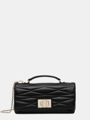 Furla torebka skórzana czarny