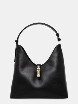 Furla torebka hobo damska skórzana czarny