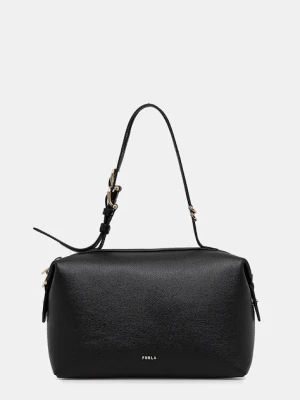 Furla torebka skórzana Double M Boston Bag kolor czarny WB01905 BX3036 O6000