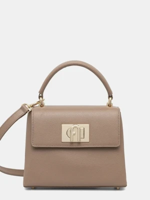 Furla torebka skórzana kolor beżowy WB00109.ARE000.1257S