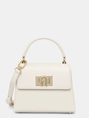 Furla torebka skórzana kolor beżowy WB00109.ARE000.PNN001007