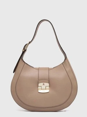 Furla torebka skórzana kolor beżowy WB01230 BX0053 1257S