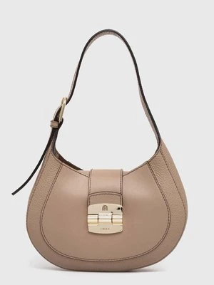 Furla torebka skórzana kolor beżowy WB01276 BX0053 1257S