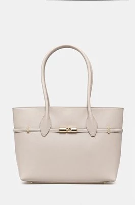 Furla torebka skórzana kolor beżowy WB01497.BX3104.VAN00