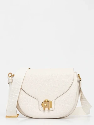 Furla torebka skórzana kolor beżowy WB01605.BX0356.3762S1002