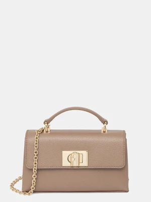Furla torebka skórzana kolor beżowy WE00423.ARE000.1257S
