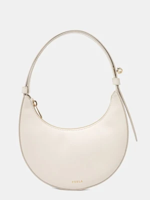 Furla torebka skórzana kolor beżowy WE00649.AX0733.PNN001007