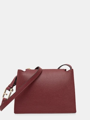 Furla torebka skórzana kolor bordowy WB01275.HSF000.0053S