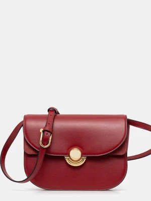 Furla torebka skórzana kolor bordowy WB01355.BX0428.4021S