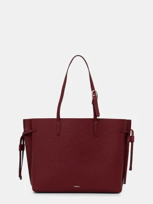 Furla torebka skórzana kolor bordowy WB02001 BX4329 4617S