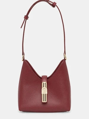Furla torebka skórzana kolor bordowy WE00820.ARE000.CGQ00