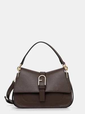 Furla torebka skórzana kolor brązowy WB01032.BX2045.4284S
