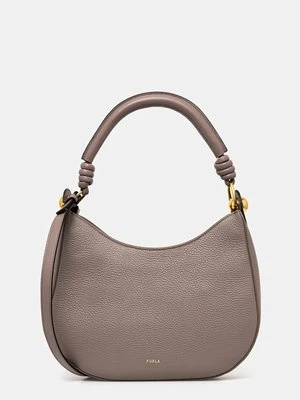 Furla torebka skórzana kolor brązowy WB01489 BX0176 2572S