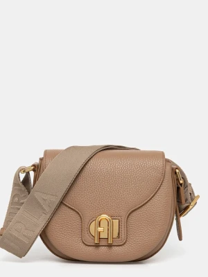 Furla torebka skórzana kolor brązowy WB01491.BX0356.4275S
