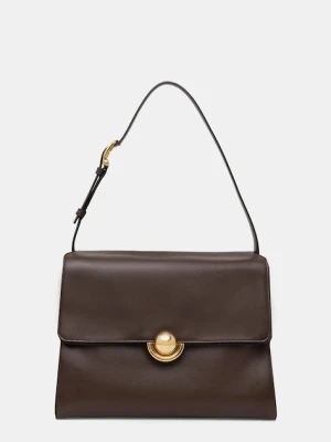 Furla torebka skórzana kolor brązowy WB01804.BX4185.4284S