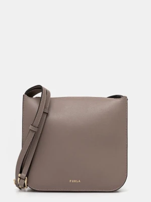 Furla torebka skórzana kolor brązowy WB01818 BX3104 MA200