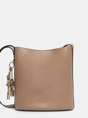 Furla torebka skórzana kolor brązowy WB01875 ARE000 4489S