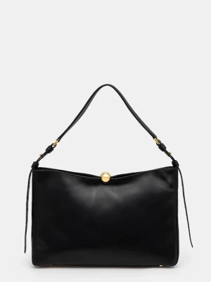 Furla torebka skórzana kolor czarny WB01365.BX3168.O6000