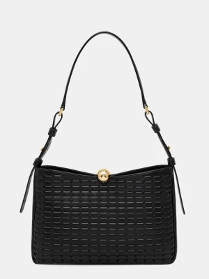 Furla torebka skórzana kolor czarny WB01403.BX3977.O6000