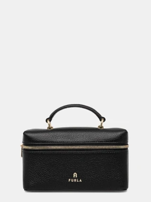 Furla torebka skórzana kolor czarny WE00625.HSF000.O6000