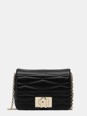 Furla torebka skórzana kolor czarny WE00735.BX3221.O6000