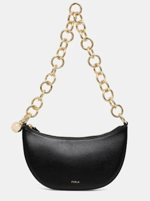 Furla torebka skórzana kolor czarny WE00767.BX3991.O6000