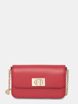 Furla torebka skórzana kolor czerwony WE00265.ARE000.RUB00